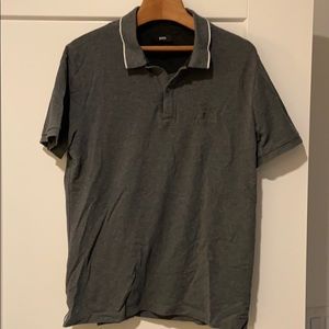 Grey Hugo Boss Polo T-Shirt